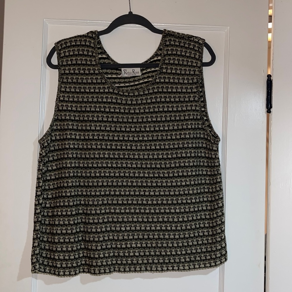 Reba rose Vintage Sweater Vest
